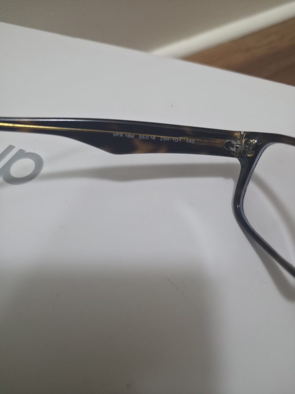 Prada Black Rectangular Optical Glasses - Picture 8 of 9